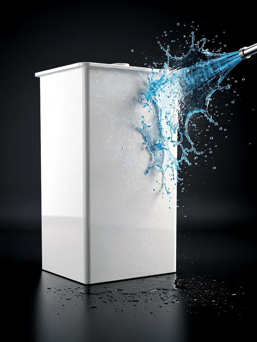 Commercial bin sanitization